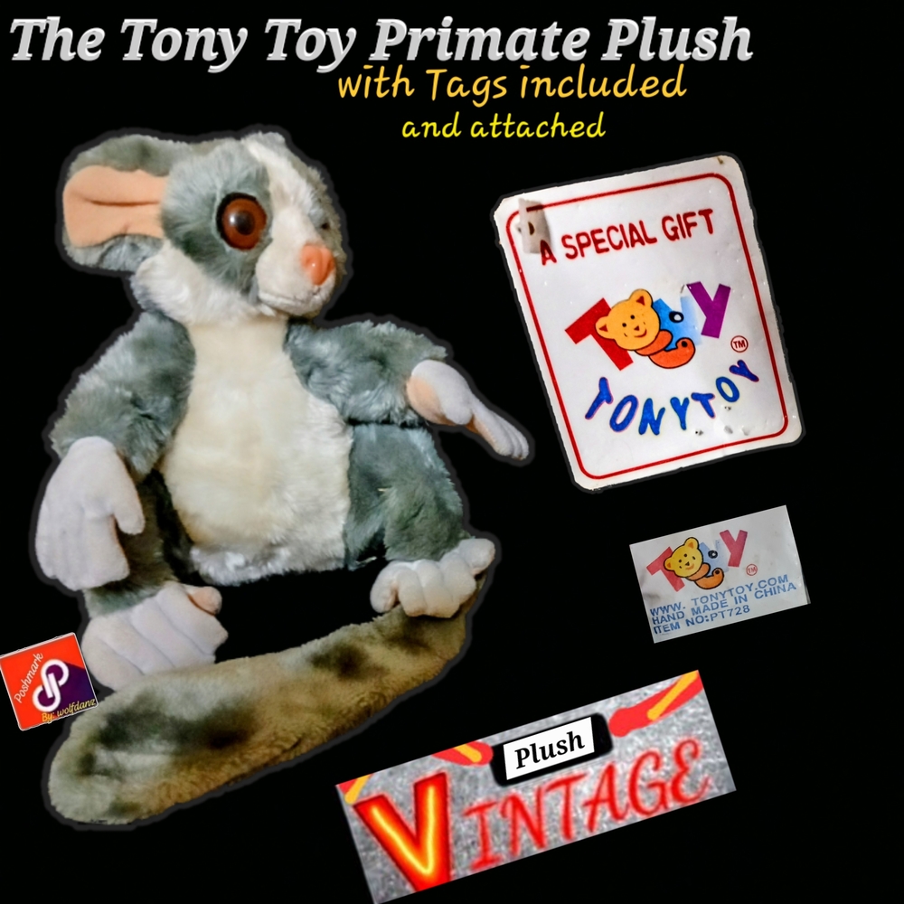 The Tony Toy- PULI INTERNATIONAL, Inc Primate Plush Of The Elusive Bushbaby